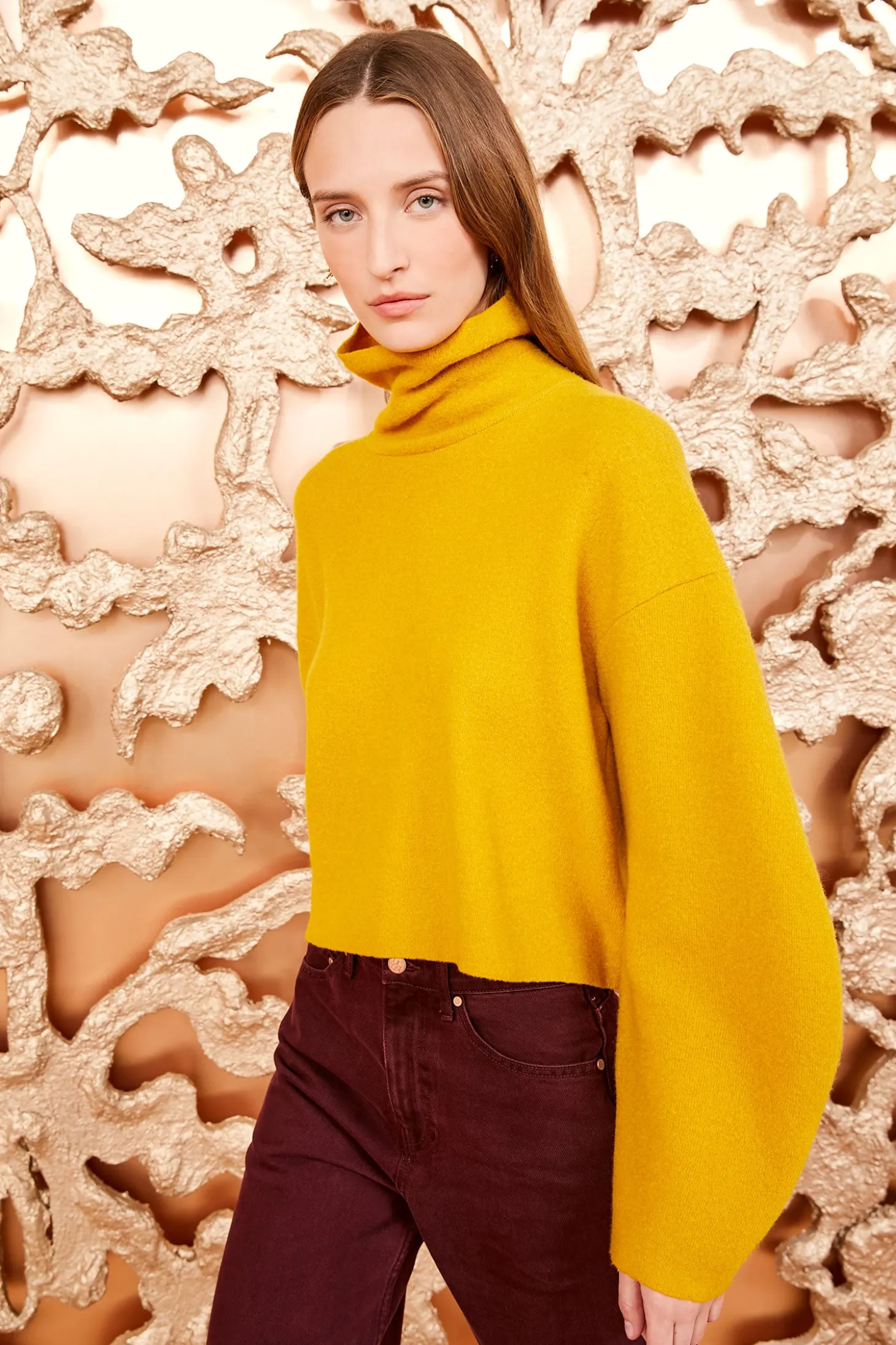 Outlet Ulla Johnson Leona Turtleneck Turmeric