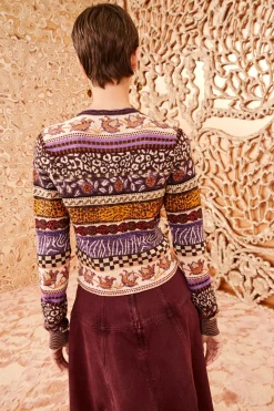 Shop Ulla Johnson Liza Cardigan Woodland