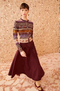 Shop Ulla Johnson Liza Cardigan Woodland