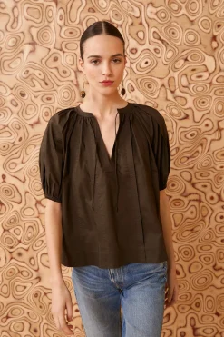 Sale Ulla Johnson Loli Top Militaire