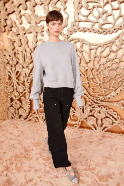 Best Sale Ulla Johnson Lumi Pullover Heather Grey