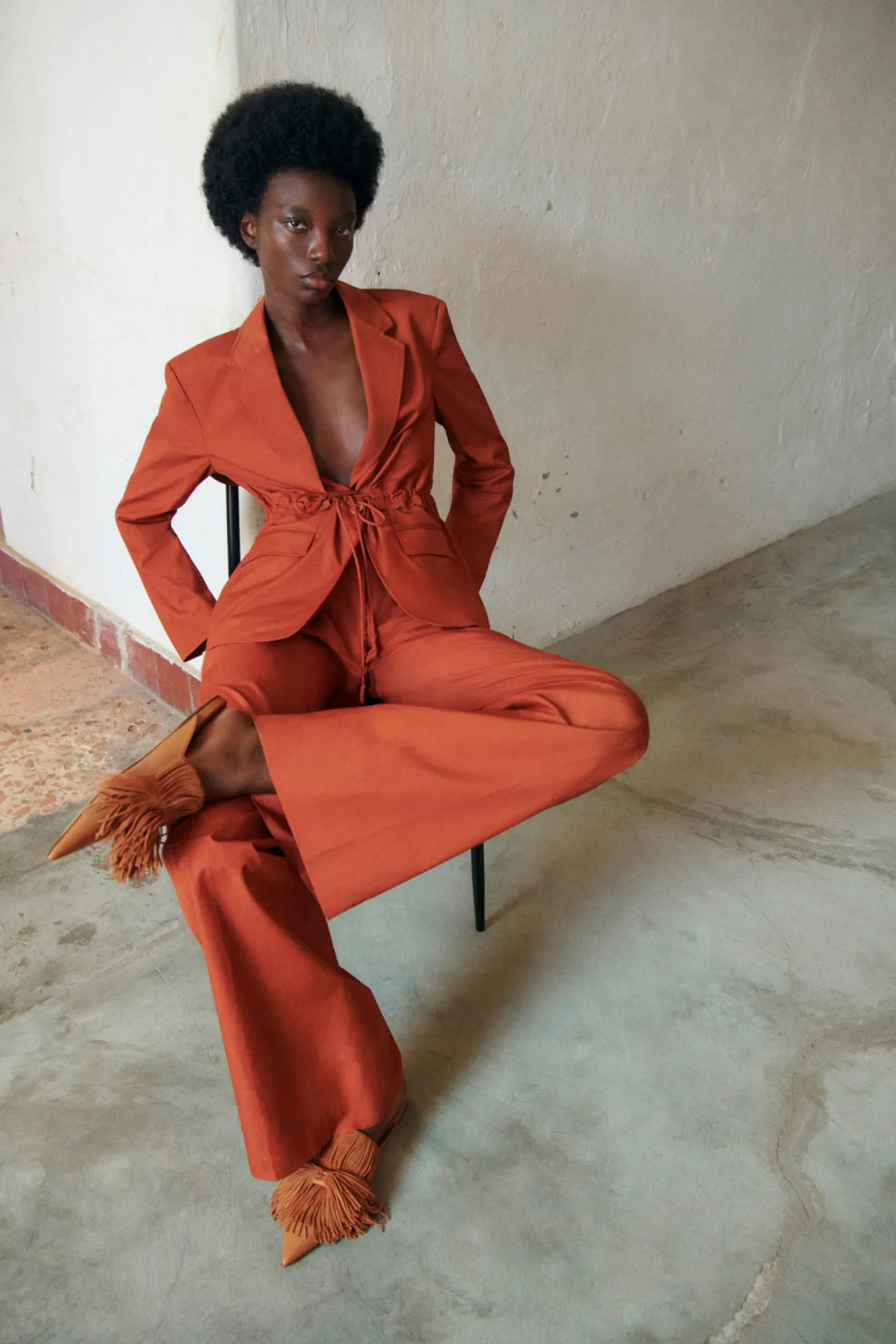 Sale Ulla Johnson Marisol Jacket Saffron