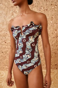 Online Ulla Johnson Menorca Maillot Pietra