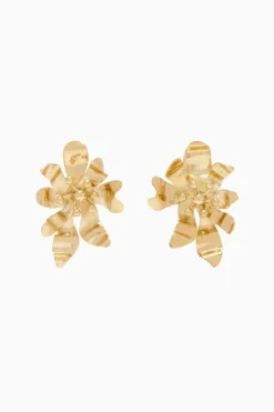 Hot Ulla Johnson Mini Floret Stud Brass