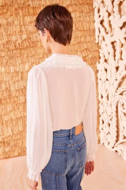 Discount Ulla Johnson Nicola Blouse Pristine