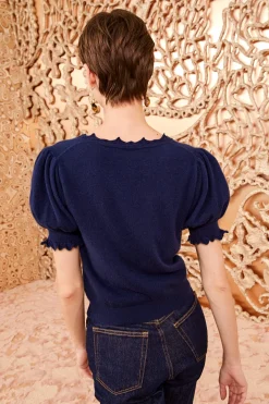 Best Sale Ulla Johnson Polline Top Midnight