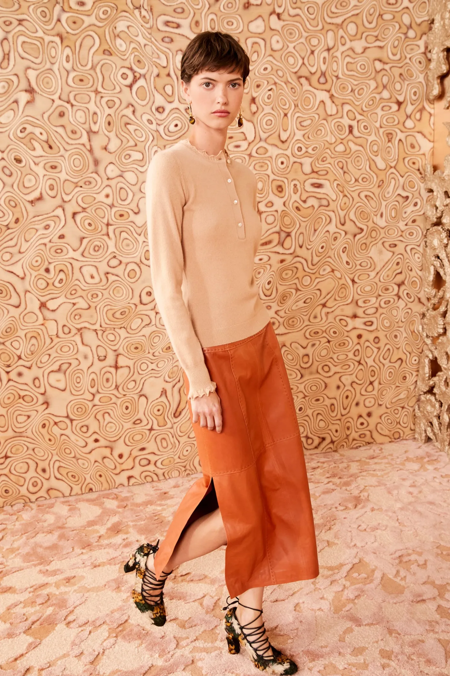 Outlet Ulla Johnson Reese Top Camel