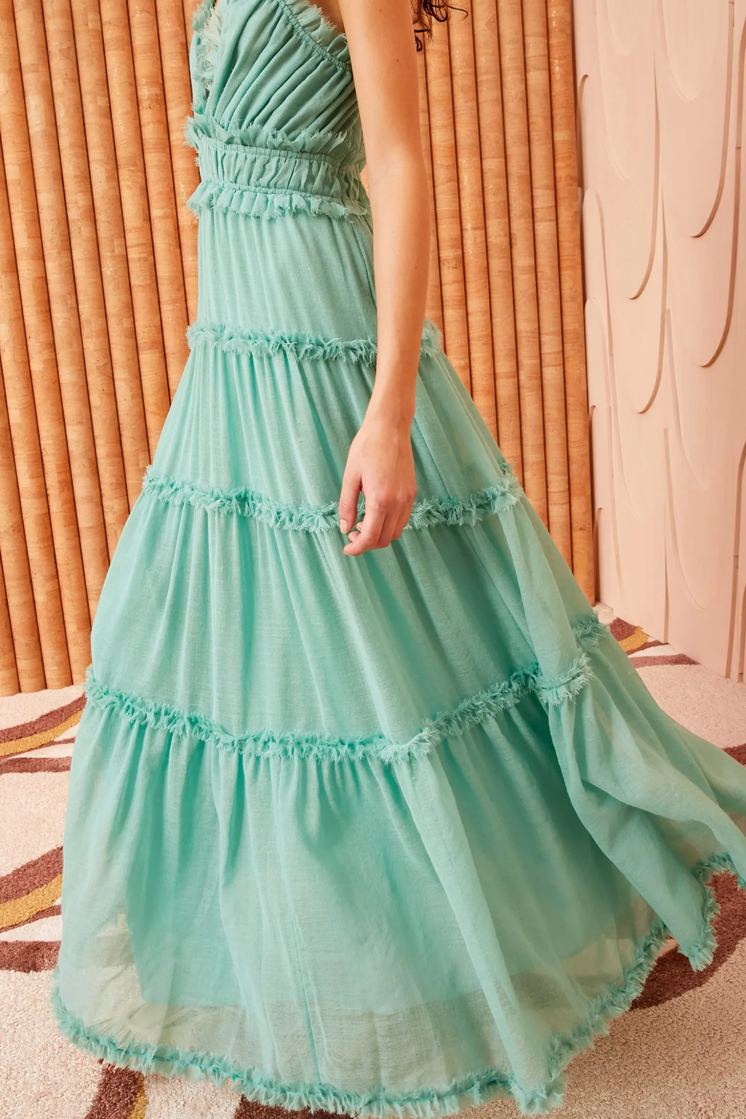 Outlet Ulla Johnson Shyla Gown Sea Glass