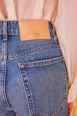 Best Sale Ulla Johnson The Martine Jean Danube Medium Indigo Wash