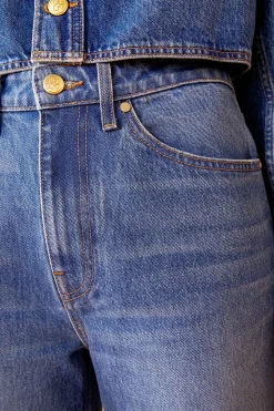 Cheap Ulla Johnson The Willow Jean Danube Medium Indigo Wash