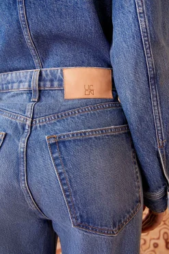 Cheap Ulla Johnson The Willow Jean Danube Medium Indigo Wash