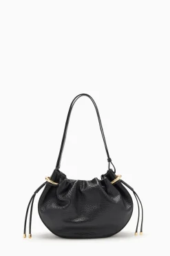 Discount Ulla Johnson Tilda Ruched Crossbody Noir