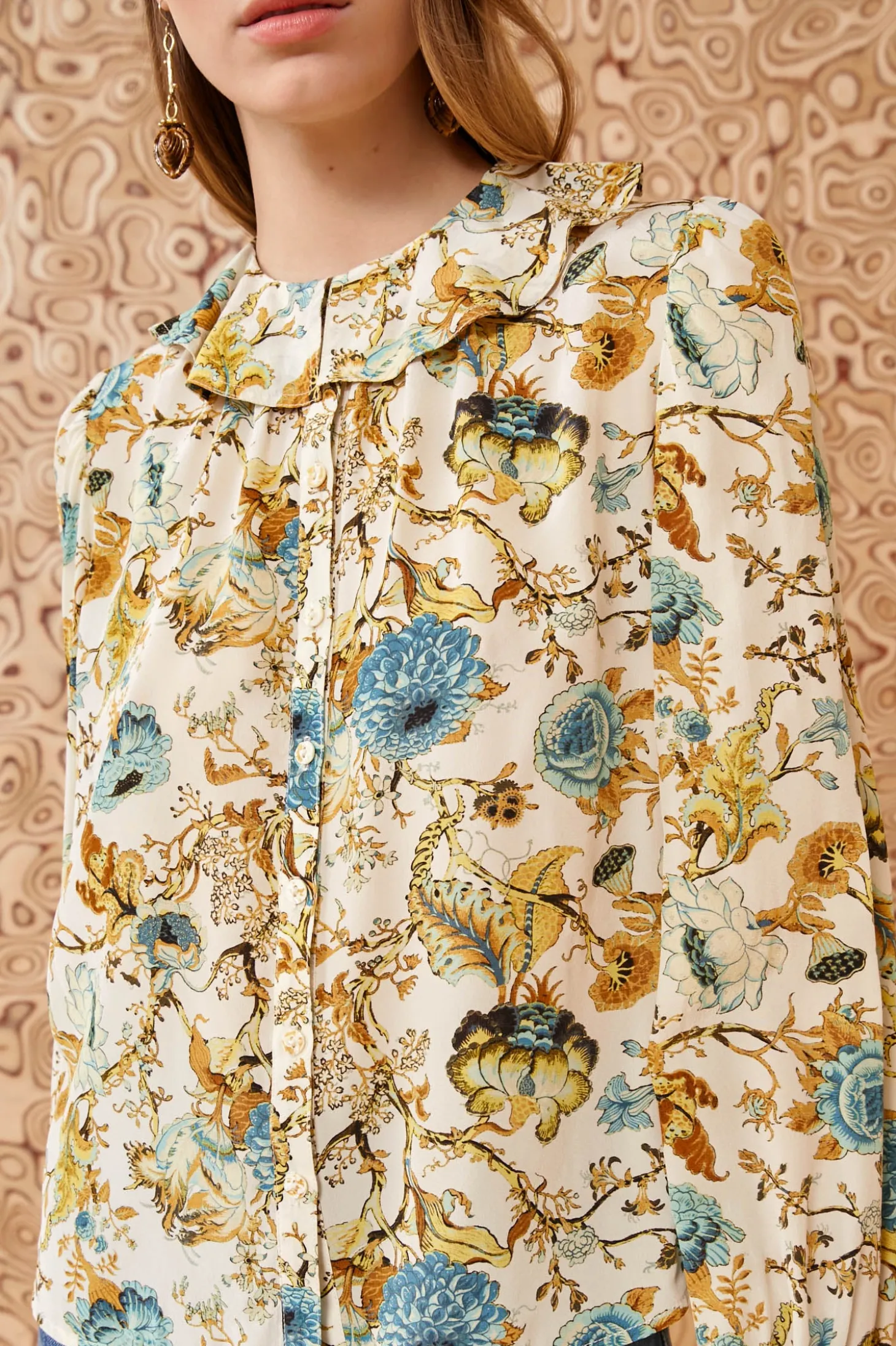 New Ulla Johnson Veron Blouse Flora