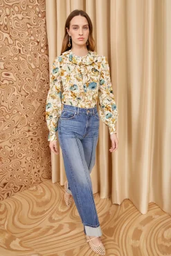 New Ulla Johnson Veron Blouse Flora
