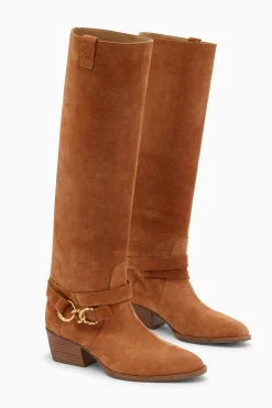Flash Sale Ulla Johnson Willow Cowboy Boot Pecan Brown